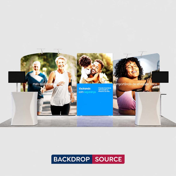 10x20 Modular Exhibition Display Kit – Model 3