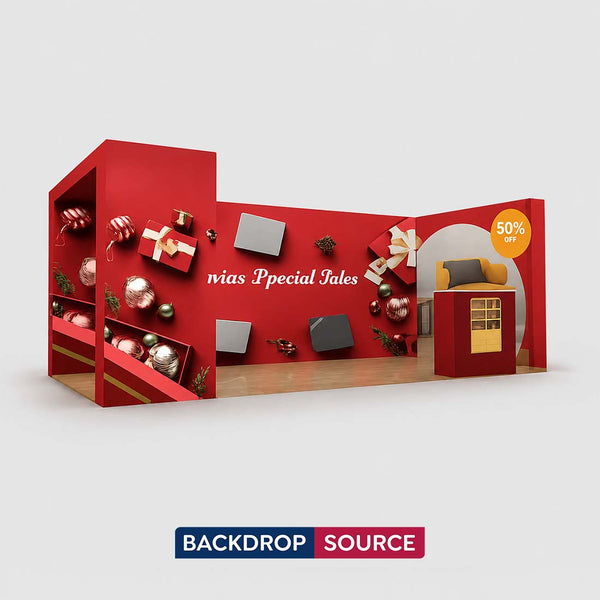 Portable Exhibit Display 10ft x 20ft - Model 19