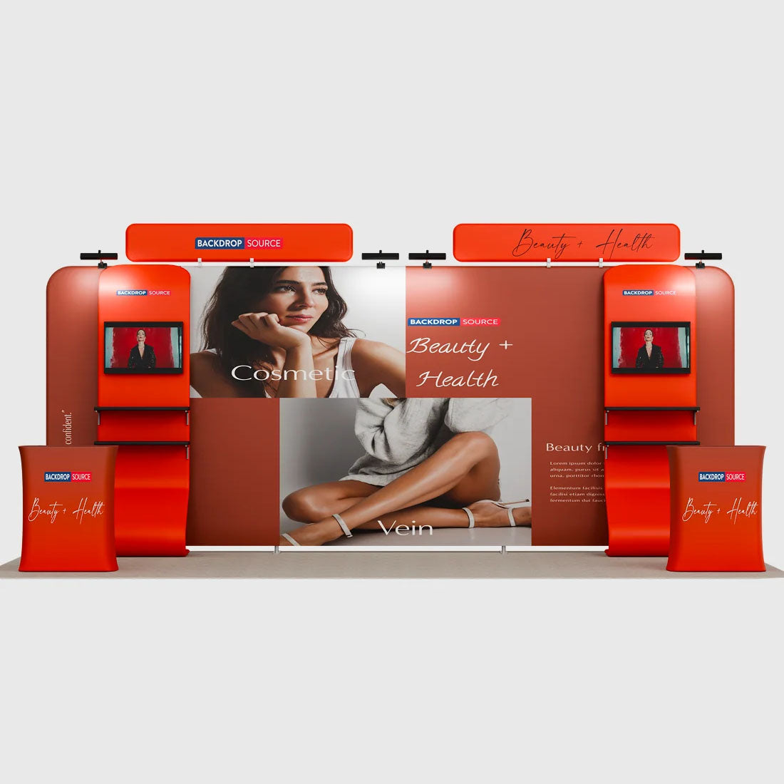 Présentoir portable 3 m x 6 m - Modèle 16 