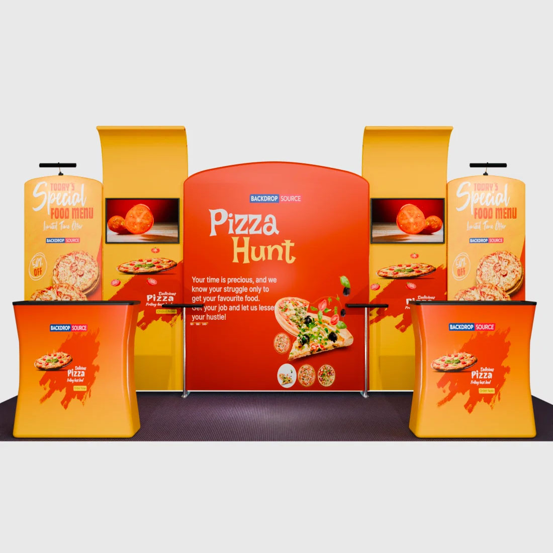 Portable Exhibit Display 10ft x 20ft - Model 10