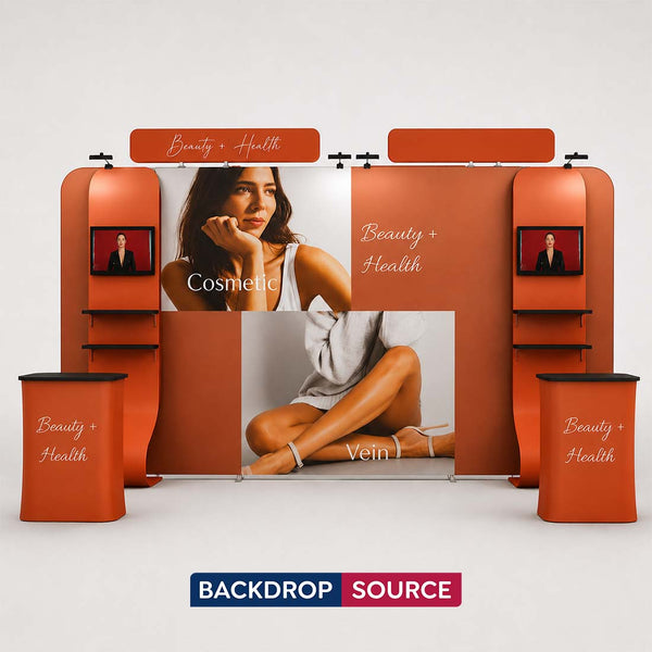 Portable Exhibit Display 10ft x 20ft - Model 16