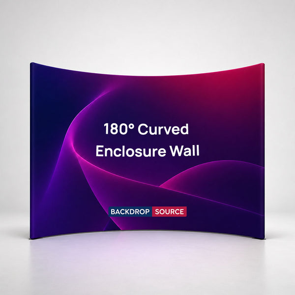 Mur d'enceinte incurvé sur mesure à 180° 