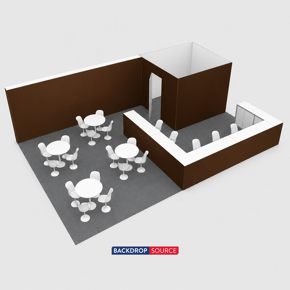 Modular Booth Kits 30ft x 20ft - Model 8