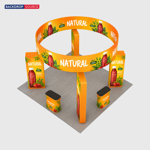 Modular Booth Kits 20ft x 20ft - Model 22