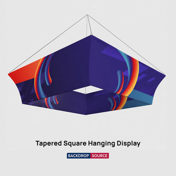 Tapered Square Hanging Display