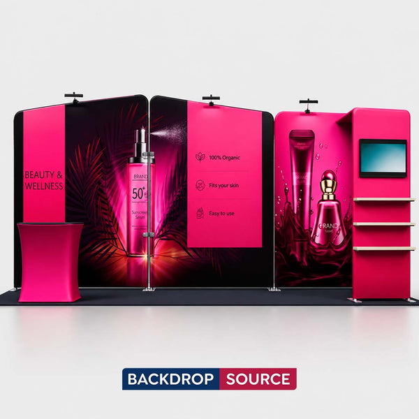 Portable Exhibit Display 10ft x 20ft - Model 18