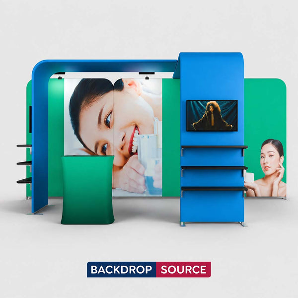 Portable Exhibit Display 10ft x 20ft - Model 11