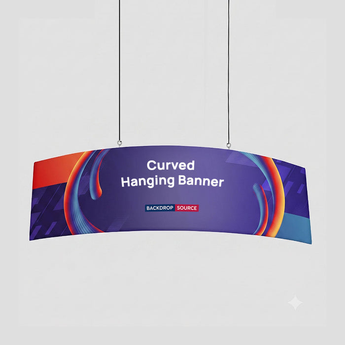 Curved Hanging Banner