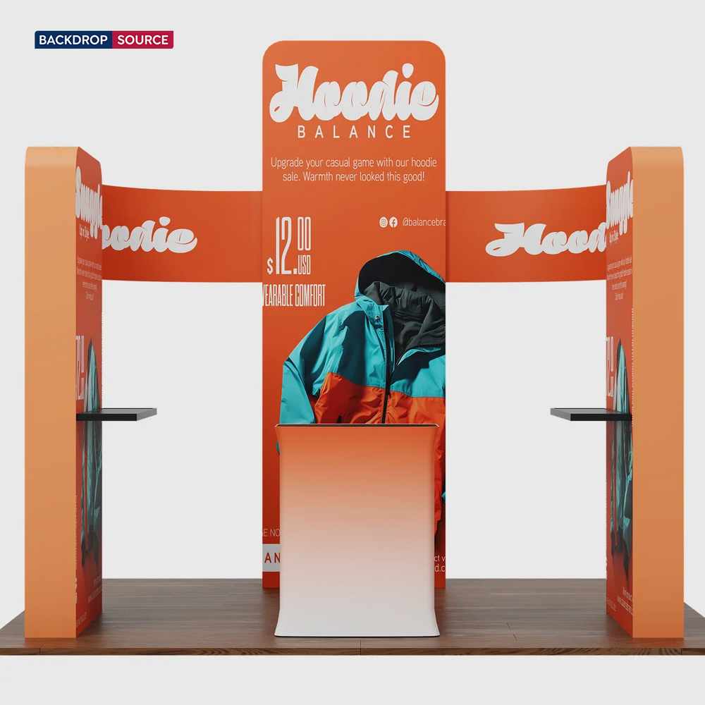 Modular Booth Kits 20ft x 20ft - Model 15