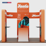 Modular Booth Kits 20ft x 20ft - Model 15