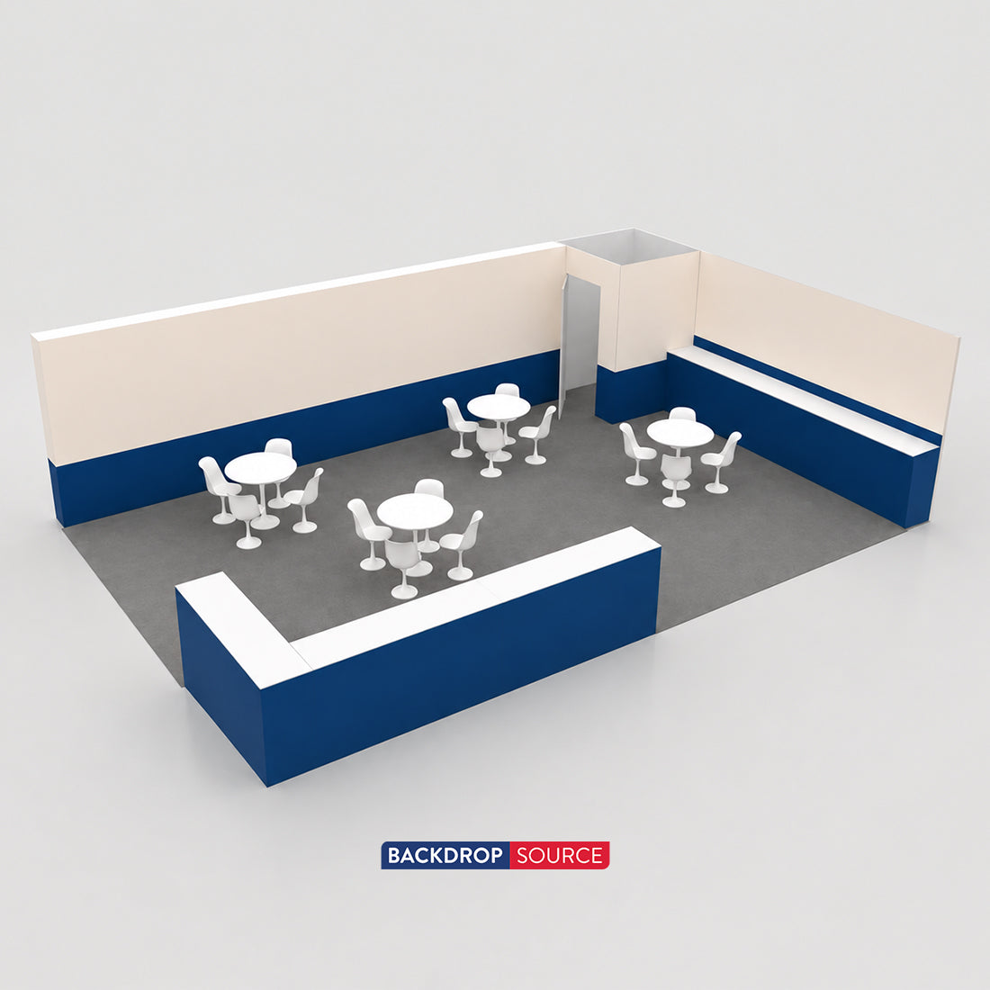 Modular Booth Kits 30ft x 20ft - Model 7