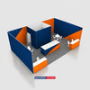 Modular Booth Kits 30ft x 20ft - Model 6