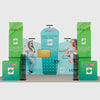 Portable Exhibit Display 10ft x 20ft - Model 4
