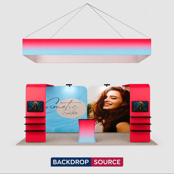 Portable Exhibit Display 10ft x 20ft - Model 15