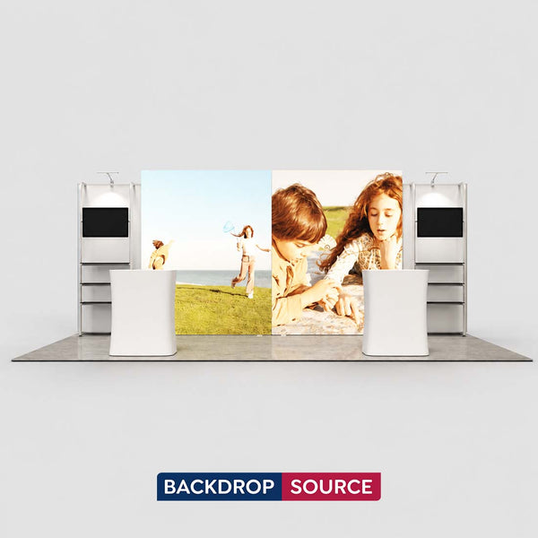 10x20 Modular Exhibition Display Kit – Model 7