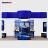 Modular Booth Kits 20ft x 20ft - Model 14