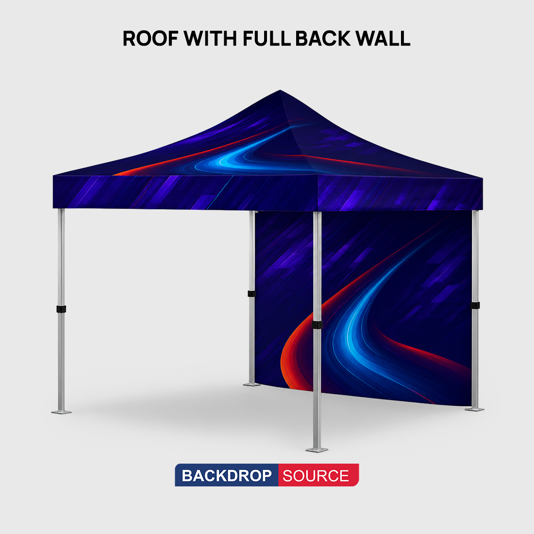 Tente-canopée robuste sur mesure (3 m x 3 m) 