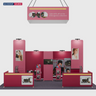 Modular Booth Kits 20ft x 20ft - Model 07