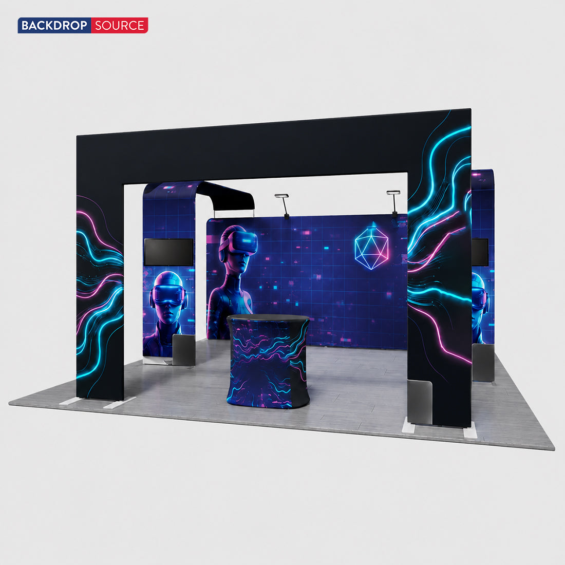 Modular Booth Kits 20ft x 20ft - Model 16