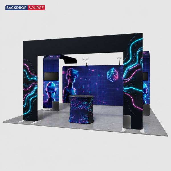 Modular Booth Kits 20ft x 20ft - Model 16