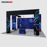 Modular Booth Kits 20ft x 20ft - Model 16
