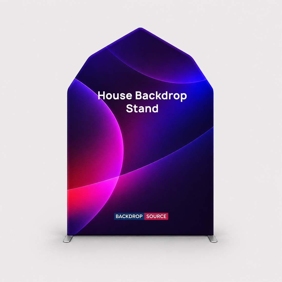 Support de maison en toile de fond