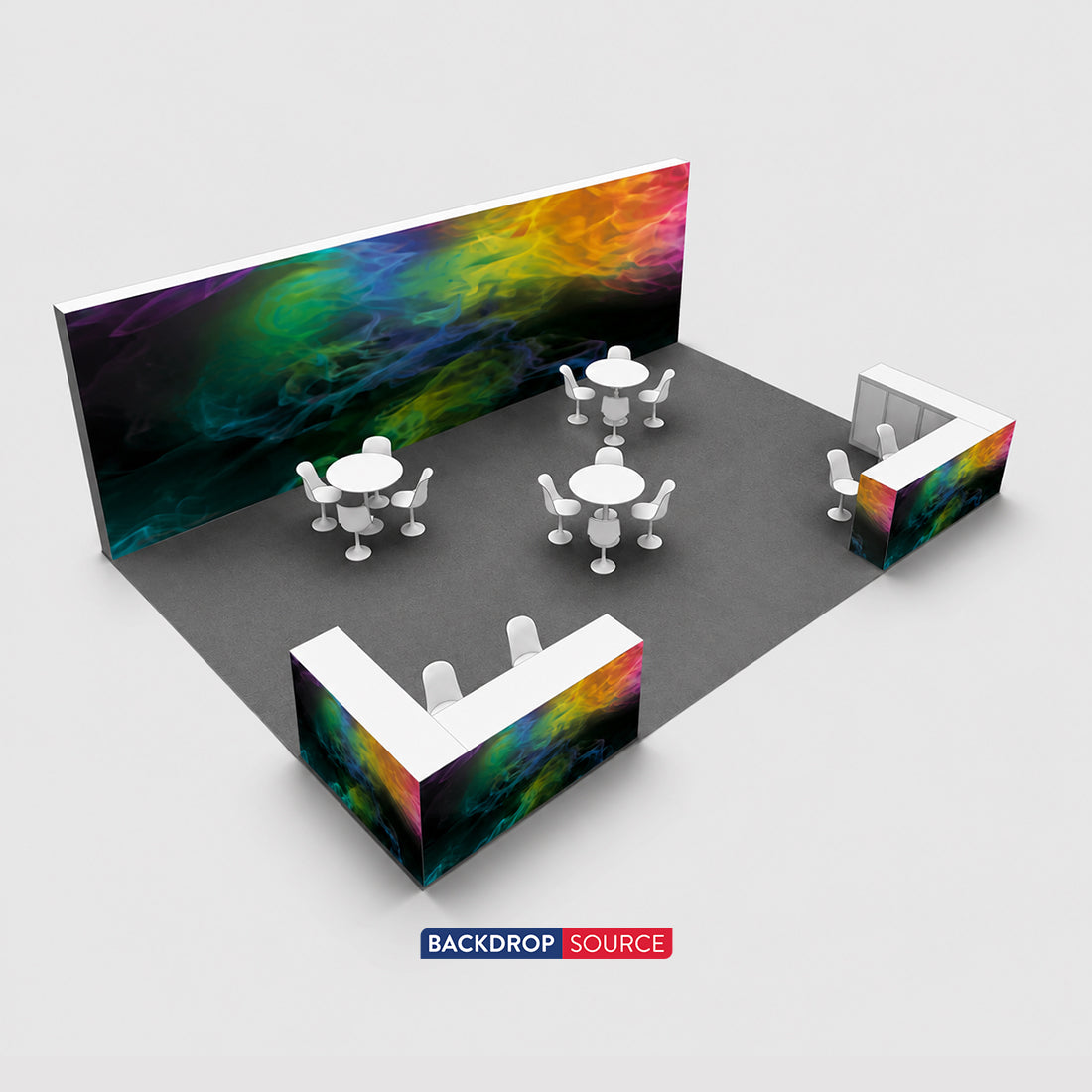 Modular Booth Kits 30ft x 20ft - Model 5