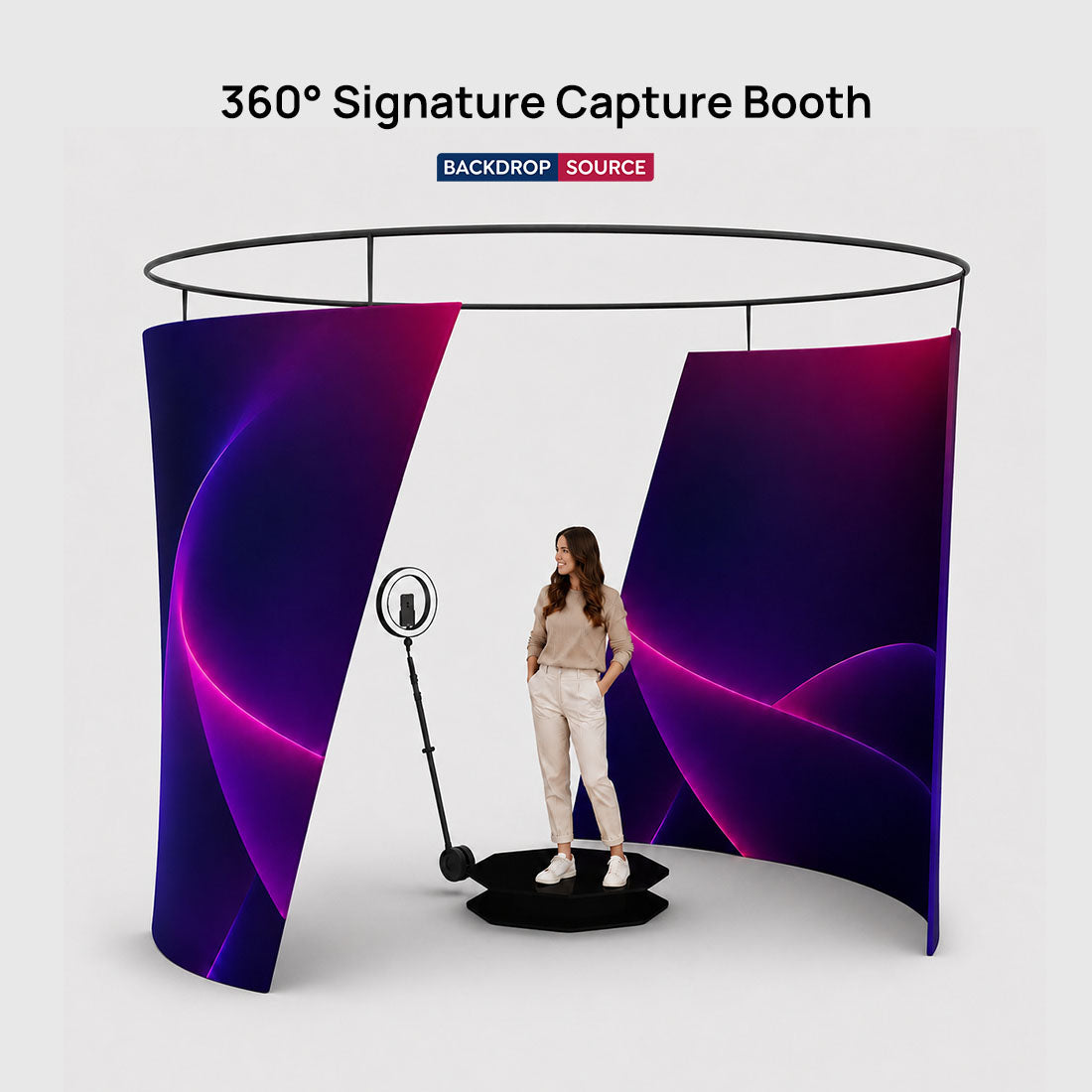 Cabine de capture de signature à 360° 