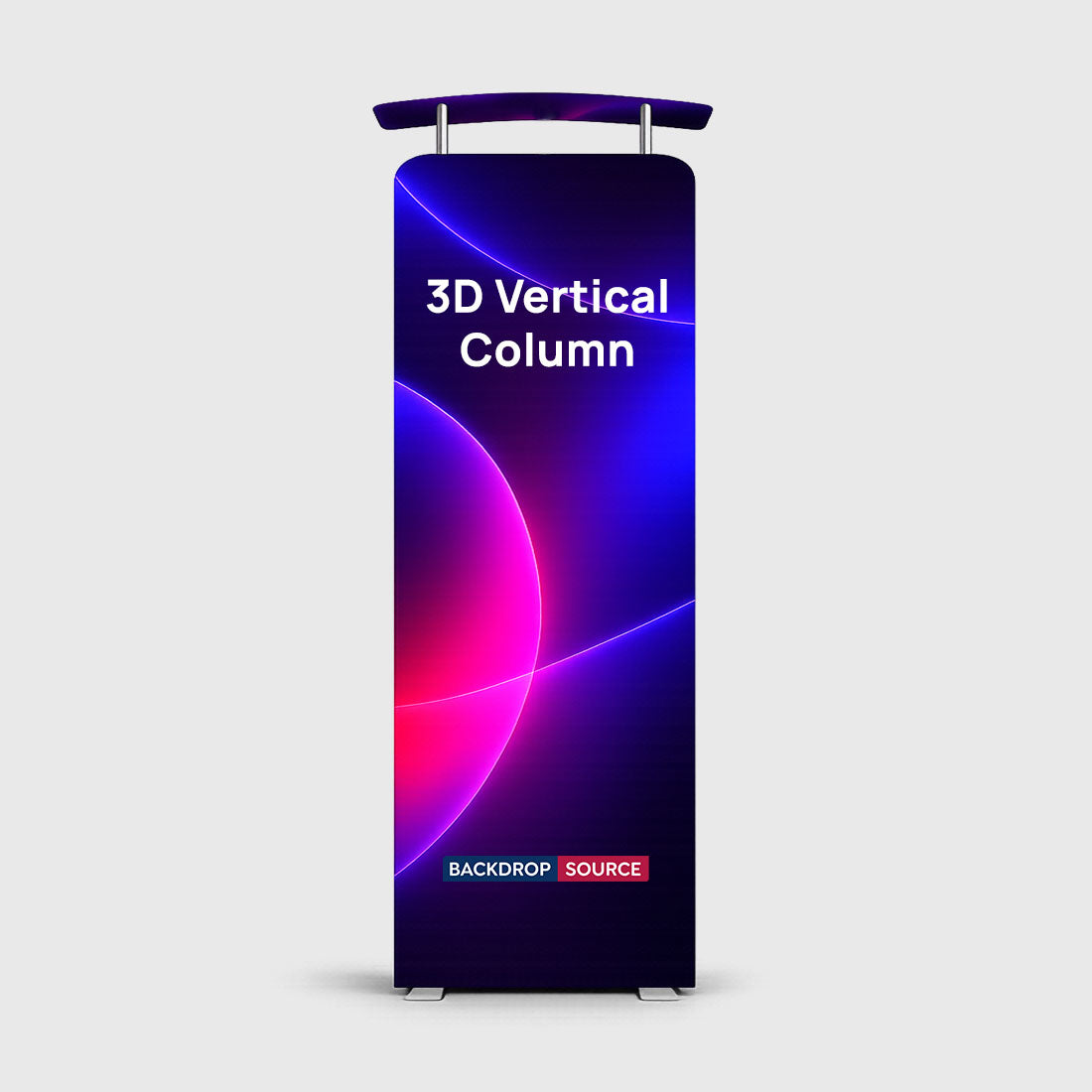 3D Vertical Column with Header