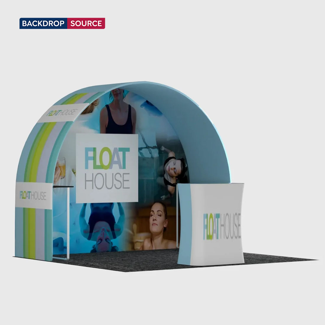 Présentoir portable 3 m x 3 m - Modèle 27 