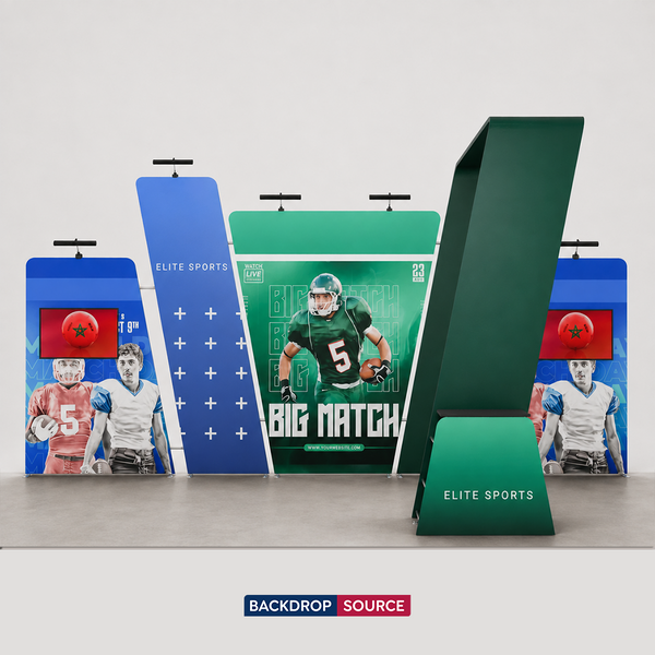 Portable Exhibit Display 20ft x 10ft - Model 16