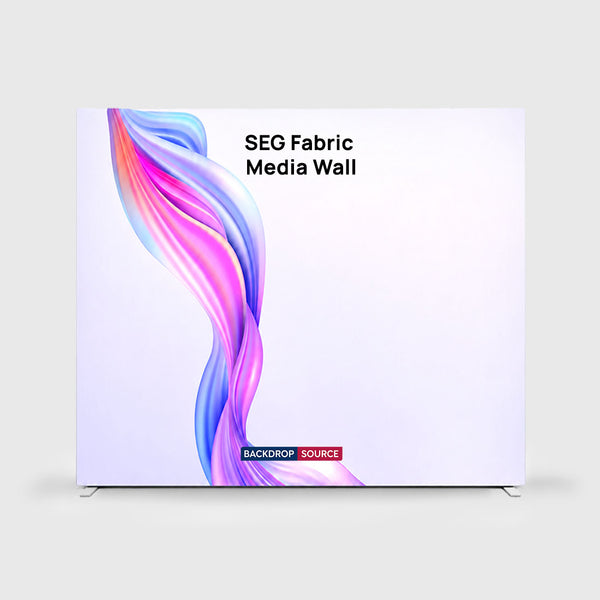 SEG Fabric Media Wall - 9.8ft Wide