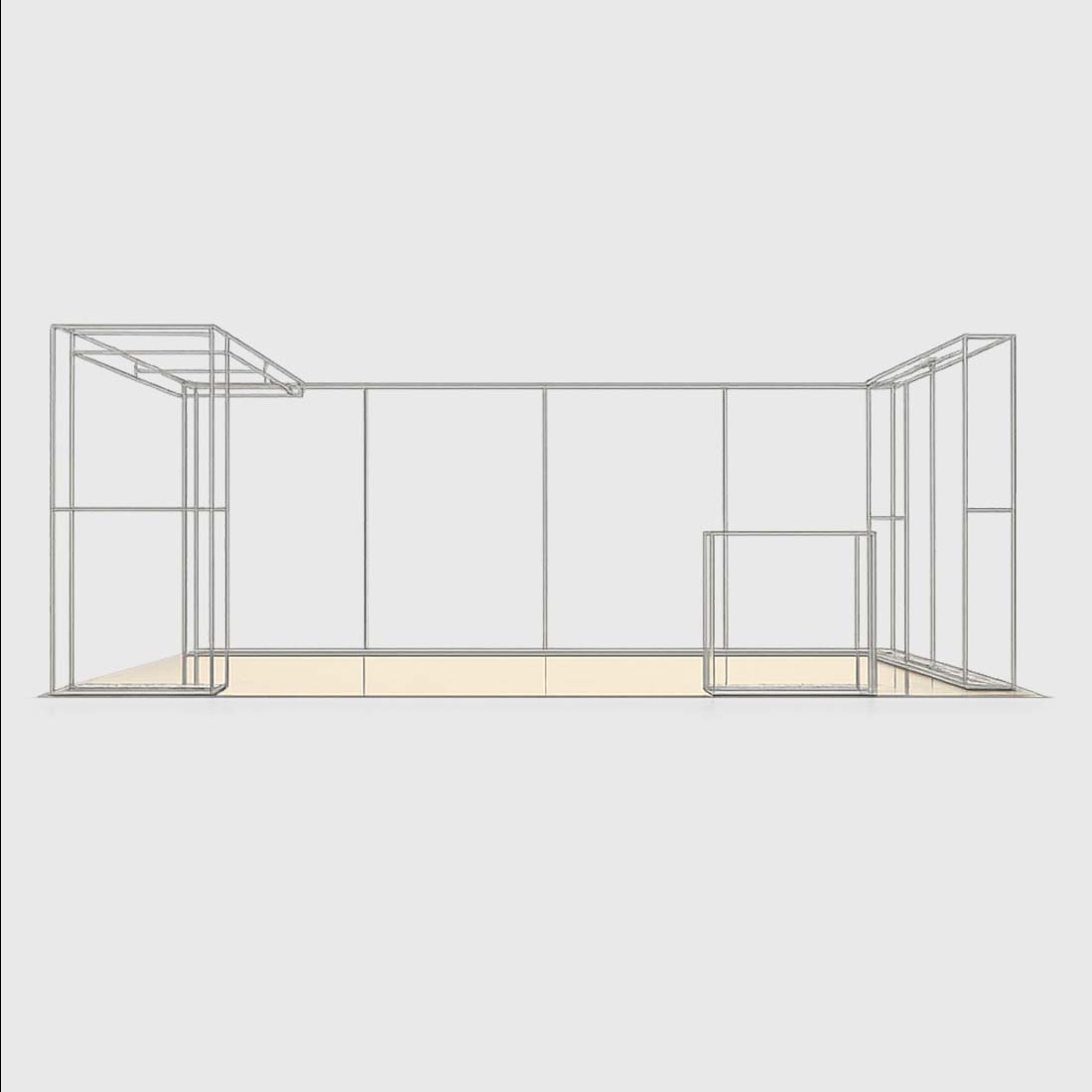 Portable Exhibit Display 10ft x 20ft - Model 19
