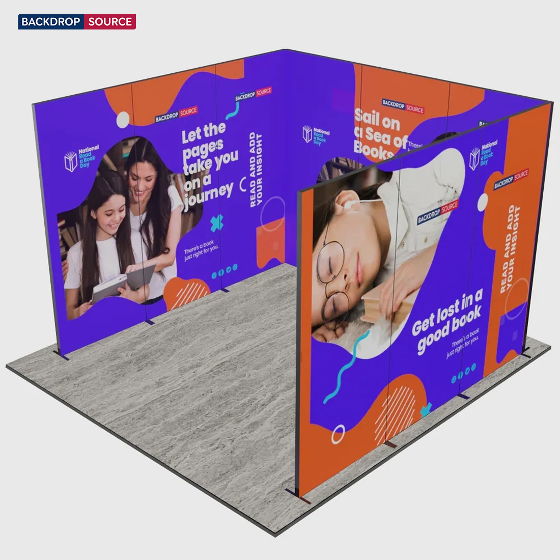Présentoir pliable SEG - Modèle 6 