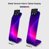 Sleek Tension Fabric Tablet Display