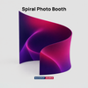Fond en spirale pour cabines photo 