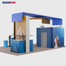 Modular Booth Kits 20ft x 20ft - Model 12