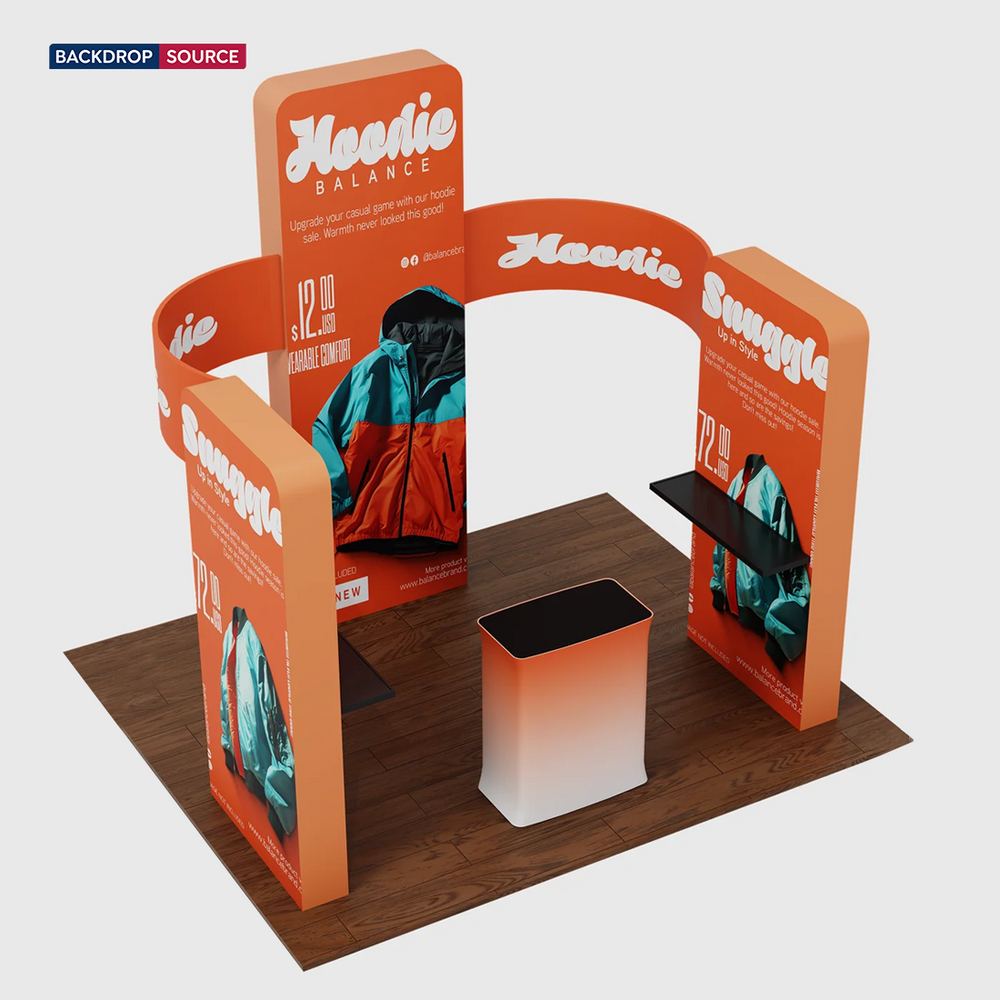 Modular Booth Kits 20ft x 20ft - Model 15