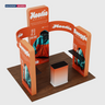 Modular Booth Kits 20ft x 20ft - Model 15