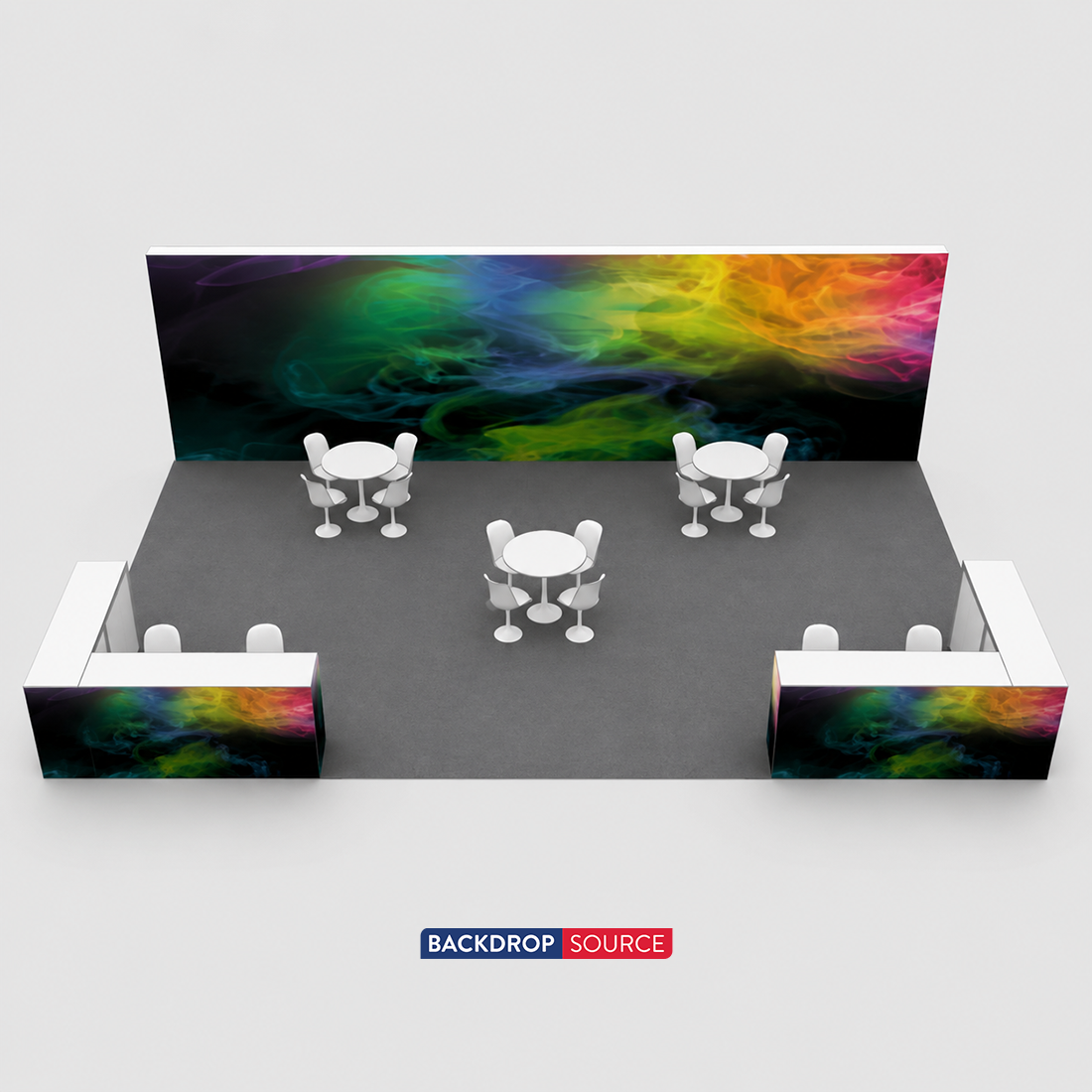 Modular Booth Kits 30ft x 20ft - Model 5