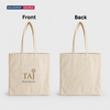 White Canvas Cotton Tote Bag