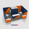 30x20 SEG Booth Kit with Private Meeting Room & 3 Counters