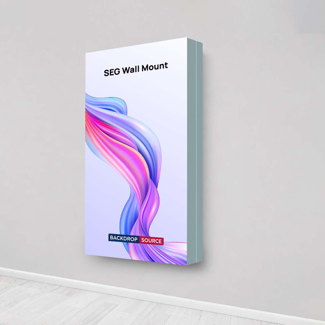 Présentoir mural SEG en tissu - Profondeur de 10 cm 