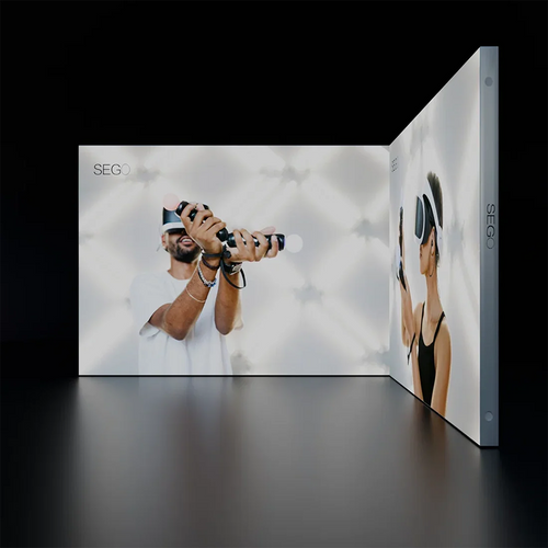10x10 Backlit SEGO L-Shape Lightbox Wall Kit