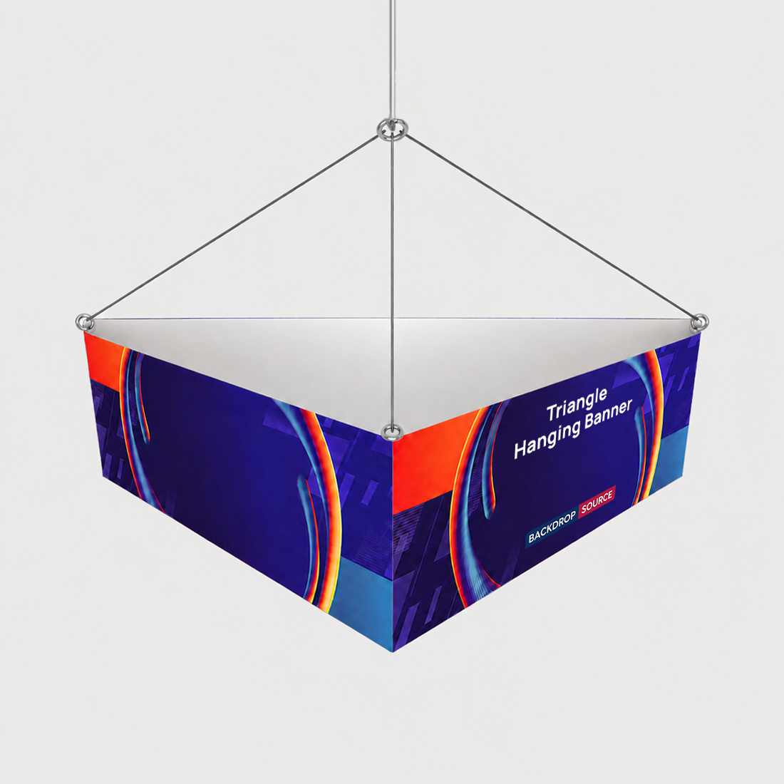 Bannière suspendue triangulaire SkyTube 