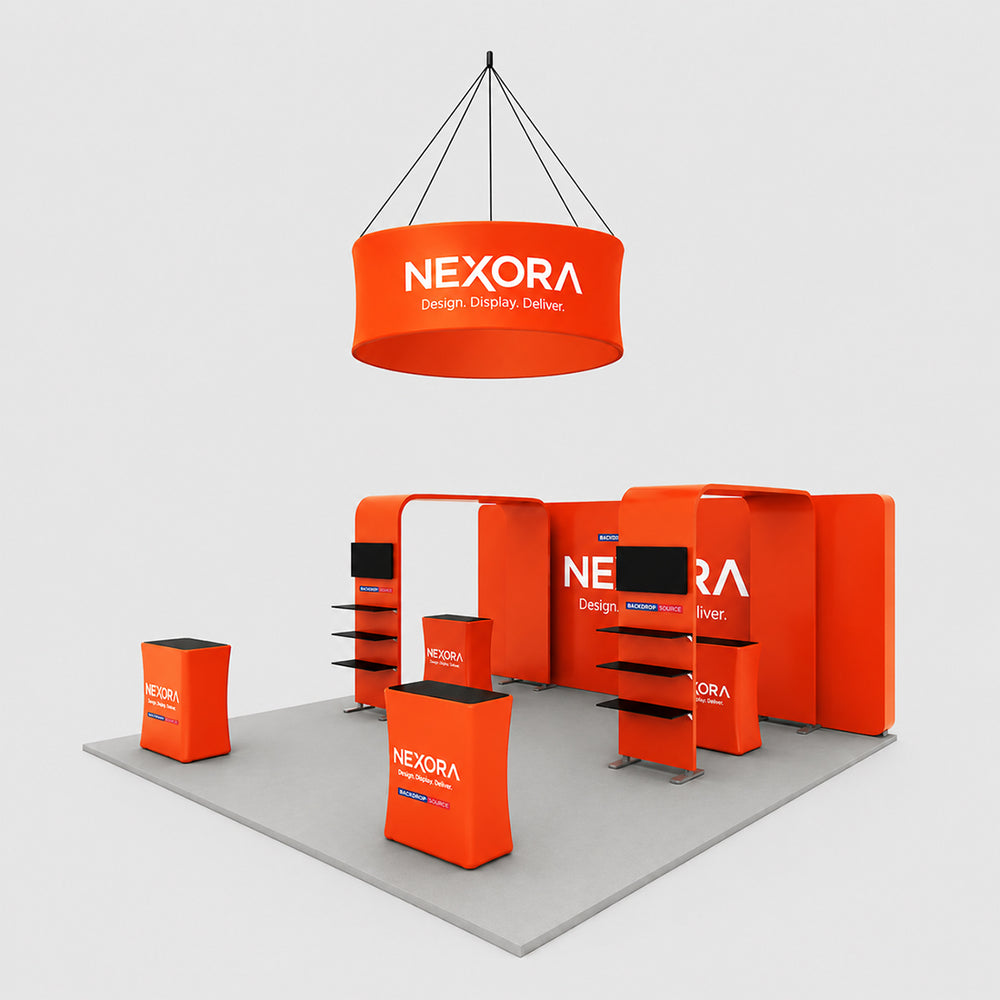 Modular Booth Kits 20ft x 20ft - Model 09