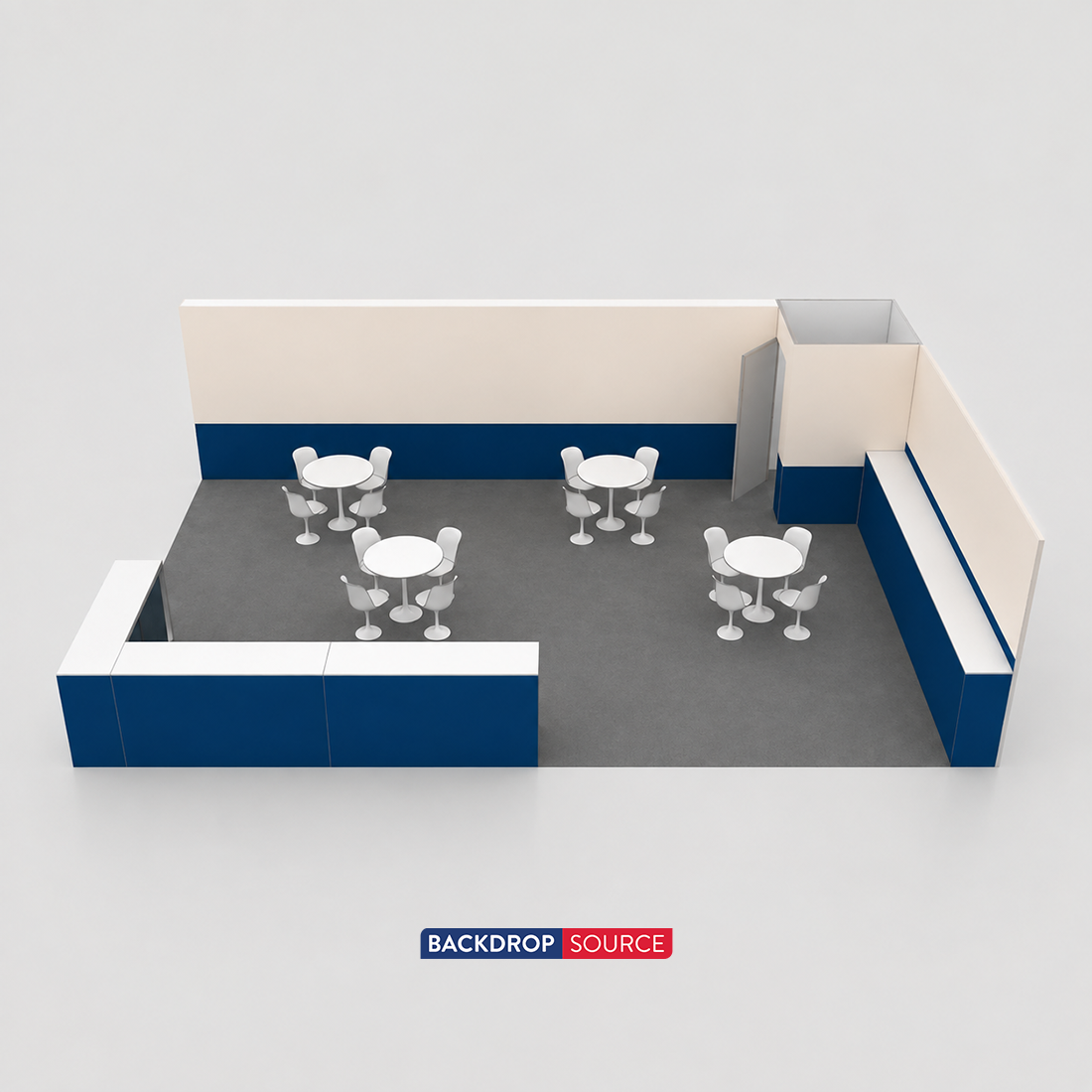 Modular Booth Kits 30ft x 20ft - Model 7