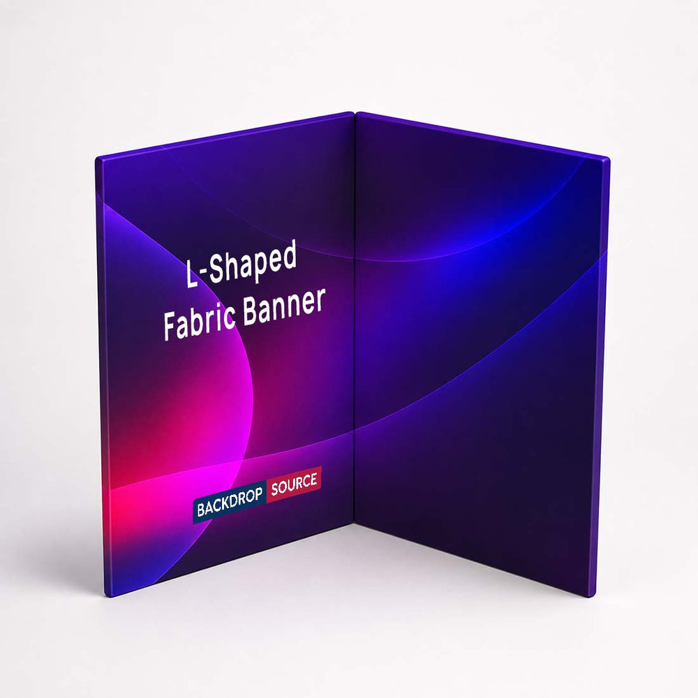 Bannière en forme de L 