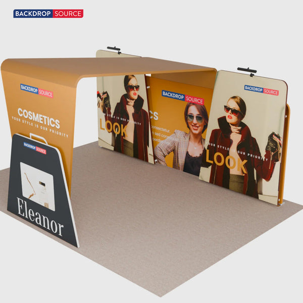 Portable Exhibit Display 20ft x 10ft - Model 14