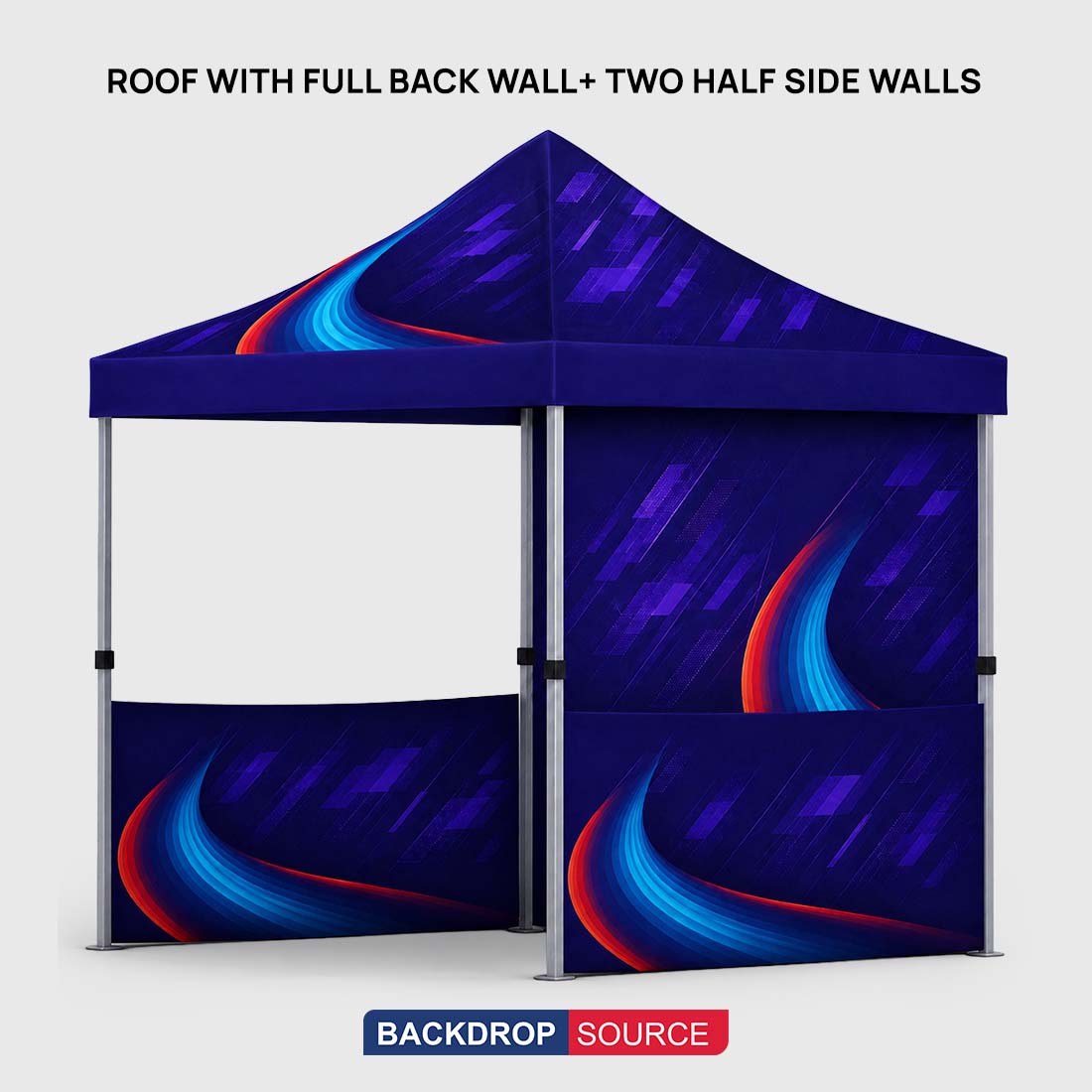 Heavy Duty Fabric Canopy Tent – (6.5ft x 10ft)